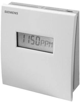 Siemens Ruimtetemperatuuropnemer Siemens QPA geschikt voor lucht CO2 meting temperatuurmeting passief 2002D BPZ:QPA2002D