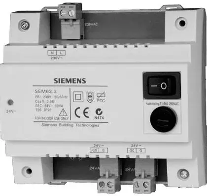 Siemens 1-fase stuurtransformator Siemens 30W SEM62.2 BPZ:SEM62.2