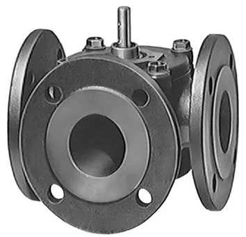 Siemens Driewegmengkraan Siemens VBF21 DN80 kvs:100 gietijzer flens VBF21.80 BPZ:VBF21.80
