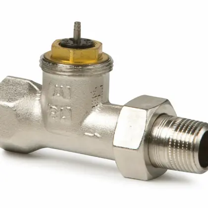 Siemens Rechte afsluiter koelplafonds R 1/2 instelbaar siemens BPZ:VD115CLC