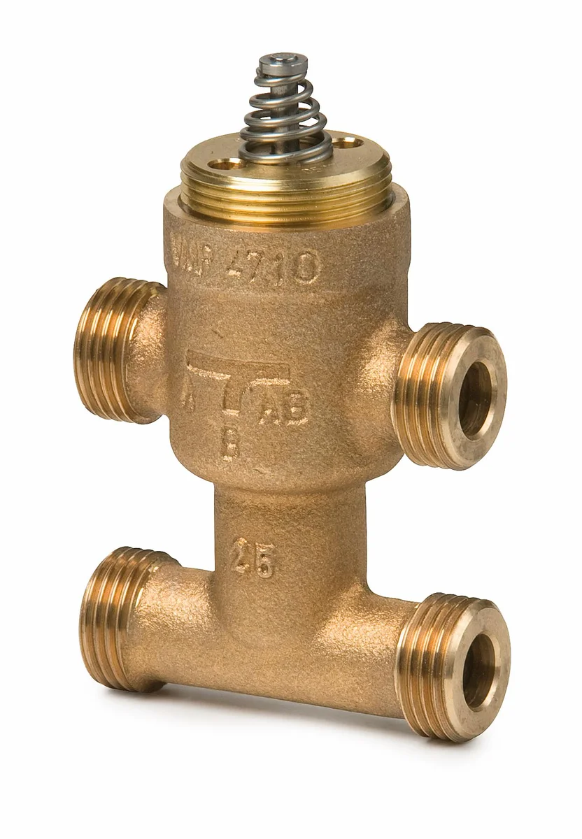 Siemens Driewegmengkraan Siemens 1/2" PN16 kvs:1 brons buitendraad BPZ:VMP47.10-1