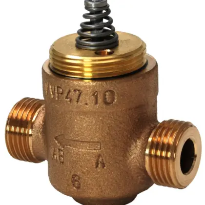 Siemens Tweewegkraan Siemens 1/2" PN16 messing VVP47.10-0.25 BPZ:VVP47.10-0.25