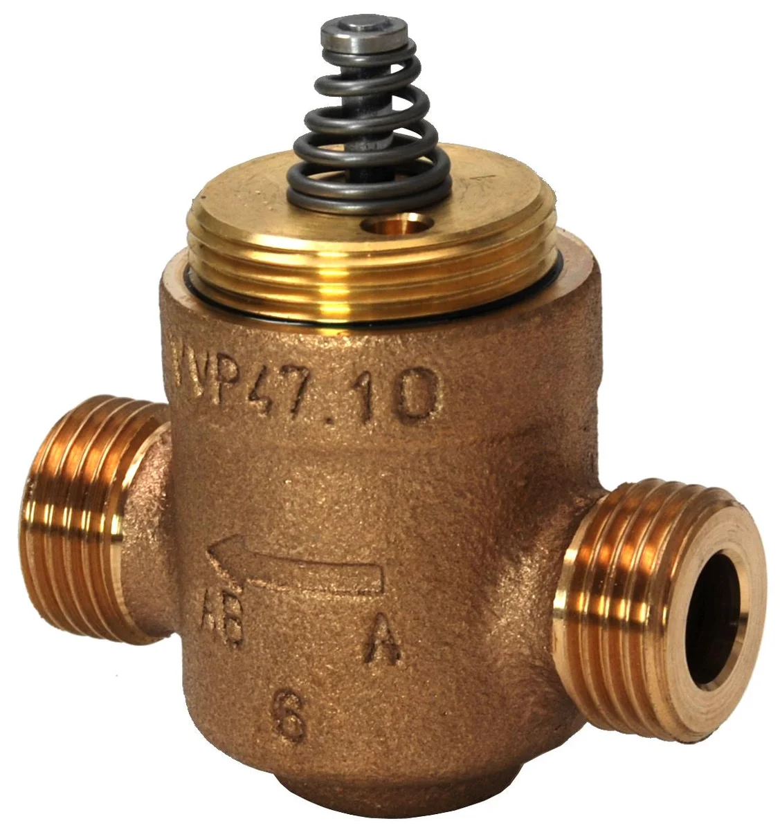Siemens Tweewegkraan Siemens 1/2" PN16 messing VVP47.10-0.25 BPZ:VVP47.10-0.25