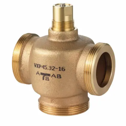 Siemens Driewegafsluiter Siemens VXP45 DN25 buitendraad cilindrisch BSPP-G (ISO 228-1)PN16 handwiel 10-0.25 BPZ:VXP45.10-0.25