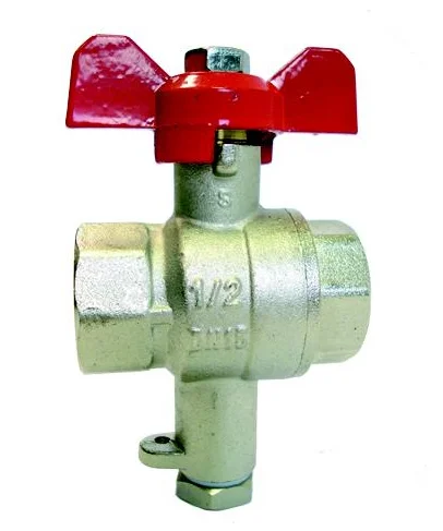 Siemens Vlinderkraan met volle doorlaat DN 3/4" FF Siemens LYU:WZT-K34-34
