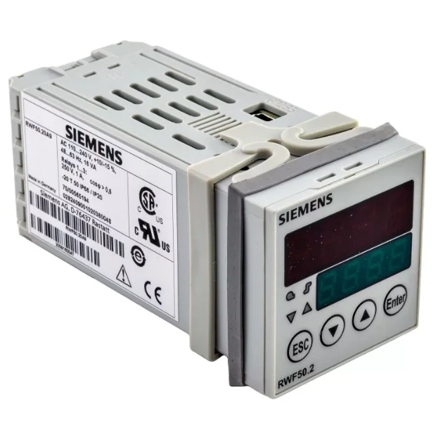 Siemens Digitale temperatuurregelaar 48X48Mm siemens met 3-pos uitgang RWF50.20A9