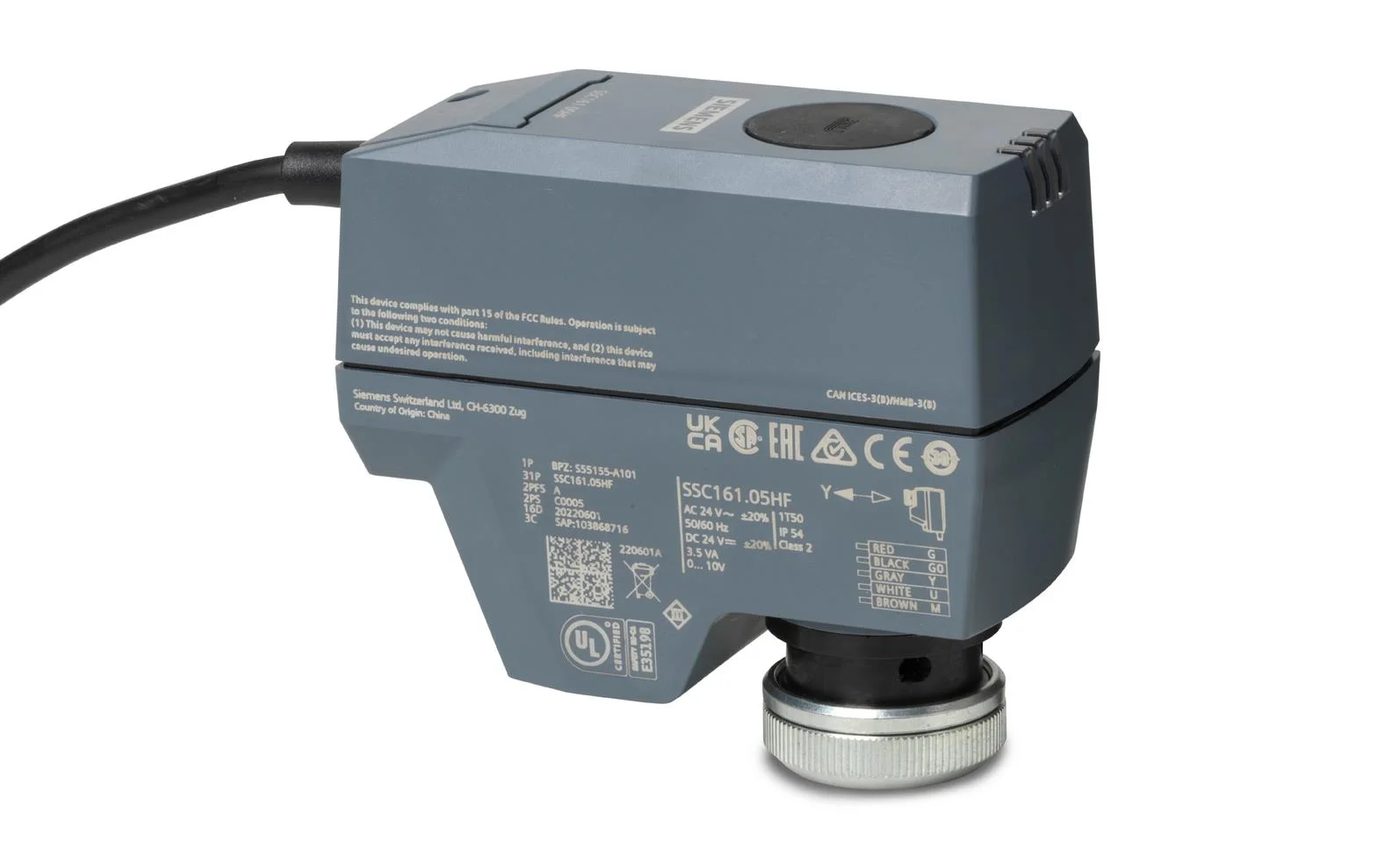 Siemens Elektrische servomotor Siemens 40Nm 32.5s S55155-A101