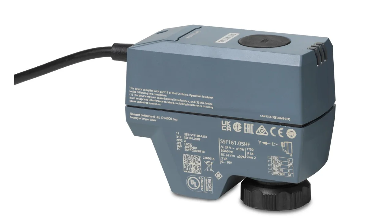 Siemens Elektromotorische Servomotor 400N 5.5 mm Ac/Dc 24V siemens S55158-A104