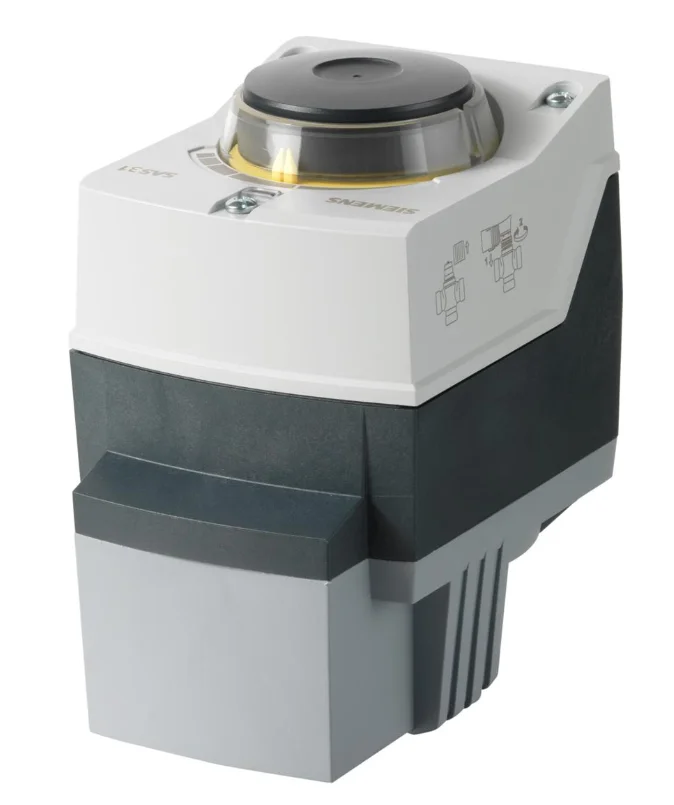 Siemens Elektromotorische Servomotor, 400 N, 5.5 mm Ac 230 V, 3P, Nulspanningsterugloop, 30 S Siemens S55158-A109