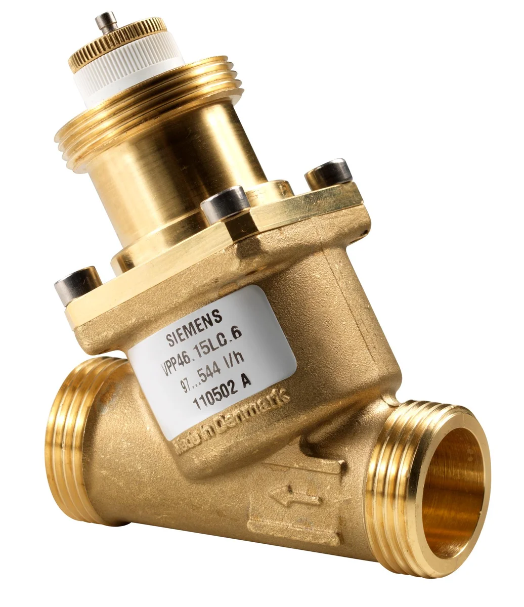 Siemens Afsl met geintegreerde verschildrukregeling G 3/4 575l/h 0,04 bar zonder meetnippels S55264-V103
