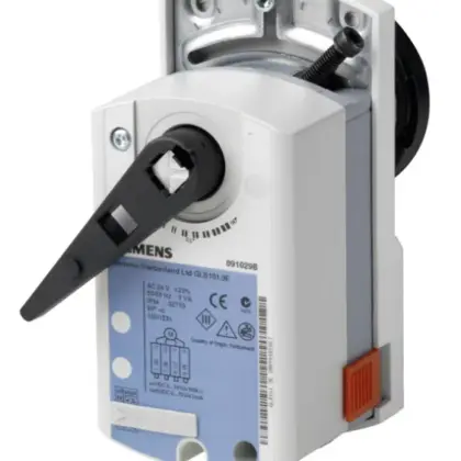 Siemens Roterende luchtklepservomotor 10 Nm AC/DC 24V 2 of 3-punts voor kogelafsluiters siemens S55499-D204