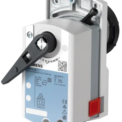 Siemens Roterende luchtklepservomotor 10 Nm AC 230V 2 of 3 punts voor kogelafsluiters S55499-D205