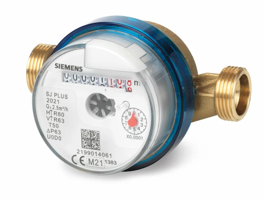 Siemens Watermeter Siemens 4m3/h koud tapwater 1" S55560-F112