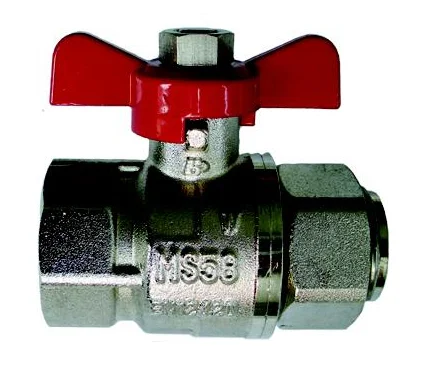 Siemens Vlinderkraan met volle doorlaat DN 1" FF voor sensor DS M10x1mm Siemens S55563-F119