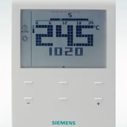 Siemens Ruimteklokthermostaat Siemens weekklok klasse III RDE100.1 S55770-T279