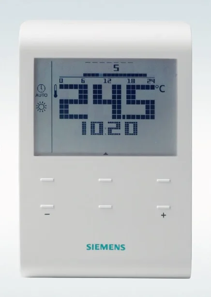 Siemens Ruimteklokthermostaat Siemens weekklok klasse III RDE100.1 S55770-T279