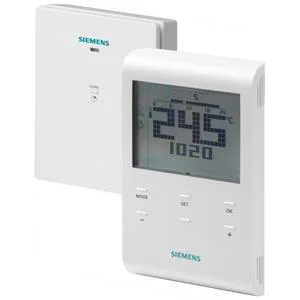 Siemens Ruimteklokthermostaat Siemens weekklok klasse III RDE100.1 RFS S55770-T282