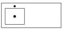 Sleurs 3TACO120GL50L Sleurs Cottage wastafelblad met 1 waskom links 1200 x 500 x 25 mm - met kraangat - met overloop - wit glanzend