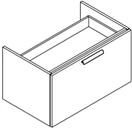 Sleurs OKFLG140MA50H45LBLR Sleurs Flex wastafelonderkast met 1 lade en 1 binnenlade (greep te kiezen) 1400 x 500 x 450 mm - wit mat - uitsparing links en rechts