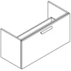 Sleurs Isa wastafelonderkast met 1 lade (greep te kiezen) 1200 x 400 x 450 mm - wit mat OKISG120MA40H45L1