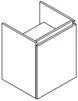 Sleurs OKMX060MA45H62D1R Sleurs Maxx wastafelonderkast met 1 deur rechts 600 x 450 x 620 mm - wit mat