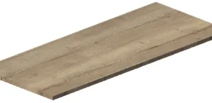 Sleurs TAEL60MA20 Sleurs Elena HPL wastafelblad 600 x 200 x 20 mm - wit mat - afwerktablet