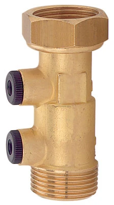 Socla 1524020 Watts WF 20 terugslagklep met wartelmoer MF 4/4 x 4/4 - messing - Belgaqua gekeurd