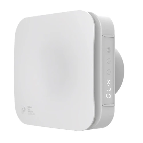 Soler & Palau Ecoair Evo HT badkamerventilator 100 mm - 108 m³/h - met hygrostaat & timer - wit 5210021000
