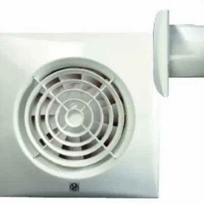 Soler & Palau 5210402300 Soler & Palau Silent 100 CHZ badkamerventilator met regelbare hygrostaat - wit - 95m³/h - 230V