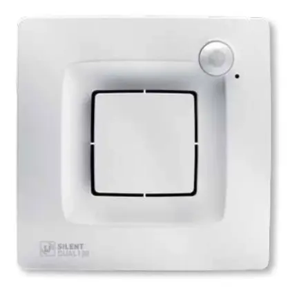 Soler & Palau 5210640600 Soler & Palau Silent Dual 100 badkamerventilator - wit - 230V