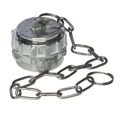 Somati BLINDKOPPELING ALU DSP 40 met grendel en ketting purgeerkraantje somati BBJ023
