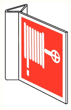 Somati PICTOGRAM HASPEL DWARS in pst 200 x 200 mm somati IA0075