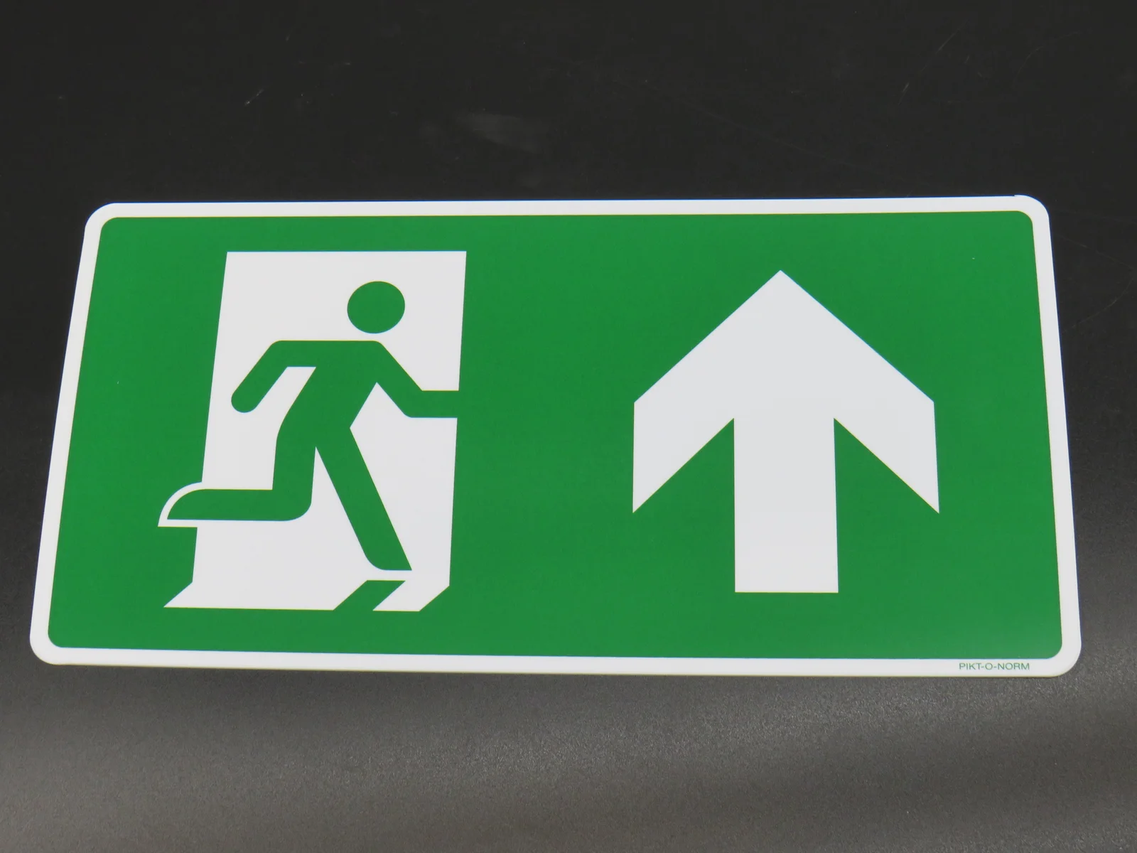 Somati PICTOGRAM NOODUITGANG PLAATS in pst 300 x 150 mm Somati (ex 110308) IC0026