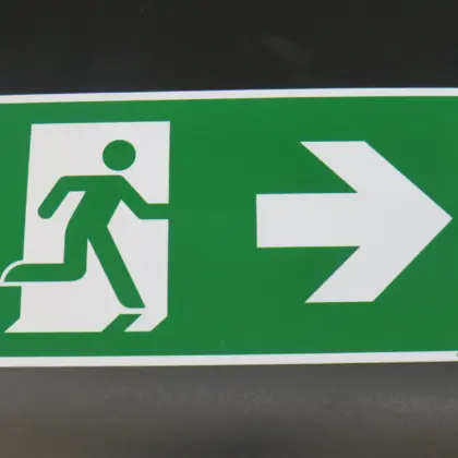 Somati PICTOGRAM ISO NOODUITGANG fig R Somati IC0069