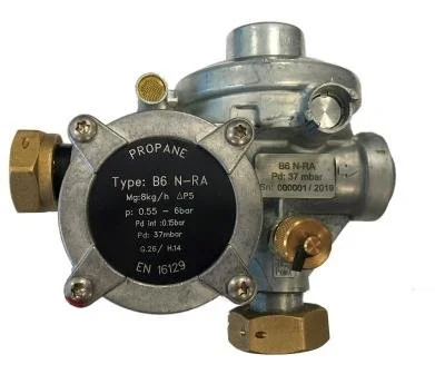 Soper 2e traps drukregelaar B6 37mbar Q:8kg/u + meetpunt soper GGP100280