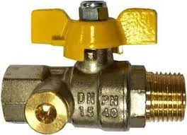 Soper Gaskraan DN 1" MF PN5 met testnippel 1/4" Soper GVA100448