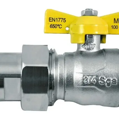 Soper Bolkraan gas + koppeling FF 1/2 HTB soper ex S6051 GVA100509