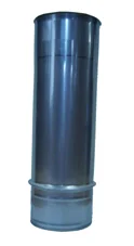 Soper Enkelwandige rookgasbuis Soper Ø130x925mm inox met lipring HHE100493