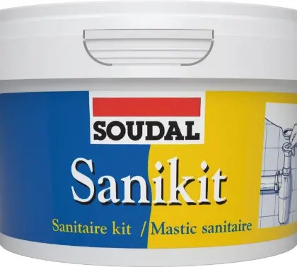 Soudal 100125 Soudal Sanikit sanitaire mastiek 400g
