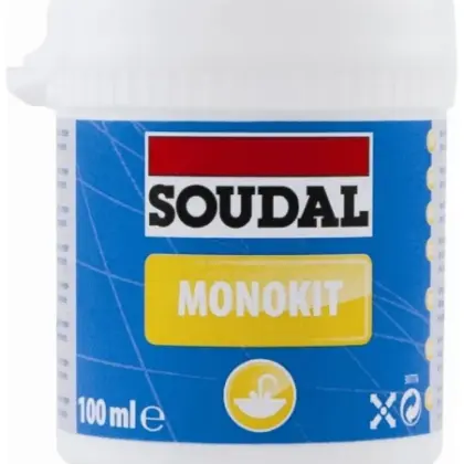 Soudal 124144 Soudal Monokit sanitaire dichtingspasta 100 ml