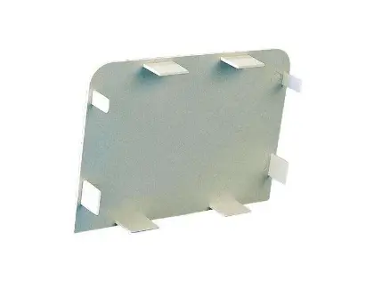 SpeediDuct ADP-1541-010 SpeediDuct 105x75 eindkap kanaal 105 mm ±RAL9003