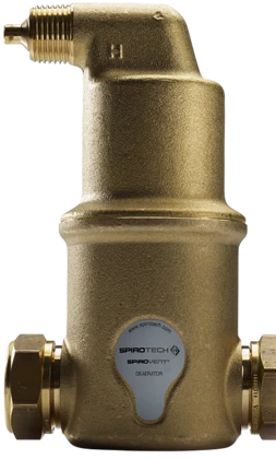 Spirotech Spirovent luchtafscheider Junior horizontaal FF 5/4 x 5/4 AA125