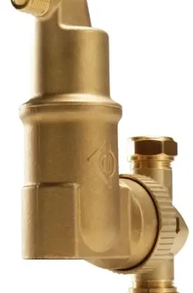 Spirotech UA100W Spirotech Spirovent luchtafscheider Junior draaibaar FF 4/4 x 4/4