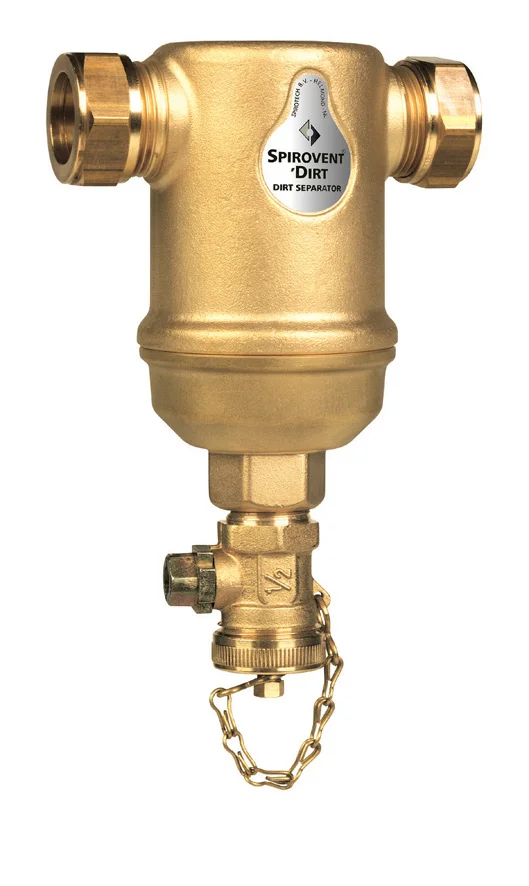 Spirotech Vuilafscheider Spirotech SpiroTrap 5/4" 32 binnendraad horizontaal AE125