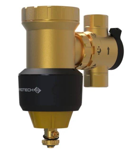 Spirotech Vuilafscheider Spirotech SpiroTrap HPF 28mm 28 knelring horizontaal/verticaal met magneet extern UE028XJF