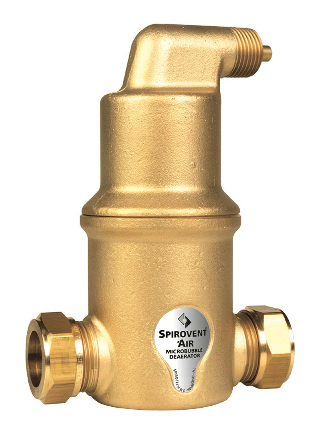 Spirotech Luchtafscheider Spirotech SpiroVent Solar 22mm 22 knel horizontaal AA022FBA08