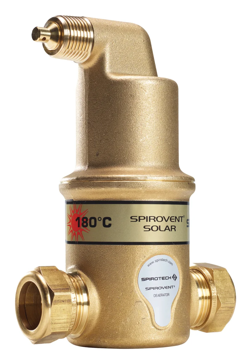 Spirotech Luchtafscheider Spirotech SpiroVent Solar 3/4" 20 binnendraad horizontaal AA075FBA08