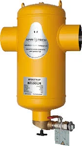 Spirotech Vuilafscheider Spirotech SpiroTrap DN100 100 laseind horizontaal met magneet intern BE100LM
