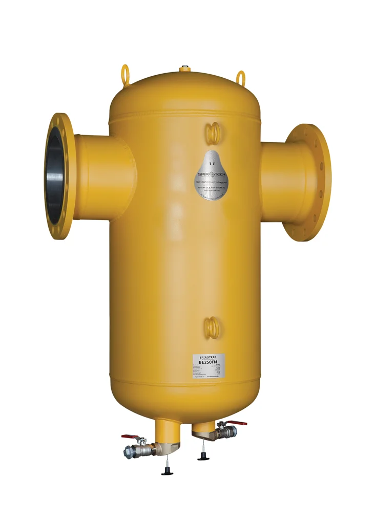 Spirotech Vuilafscheider Spirotech SpiroTrap DN200 200 flens horizontaal met magneet intern BE200FM