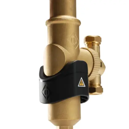 Spirotech Lucht-/vuilafscheider Spirotech SpiroCombi 28mm 28 knelring horizontaal/verticaal met magneet extern UC028WJ
